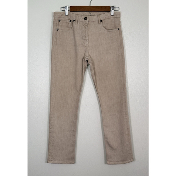 THE ROW Jeans Mid Rise Straight Leg Denim Luxury Preppy Timeless Classic USA - Picture 2 of 10